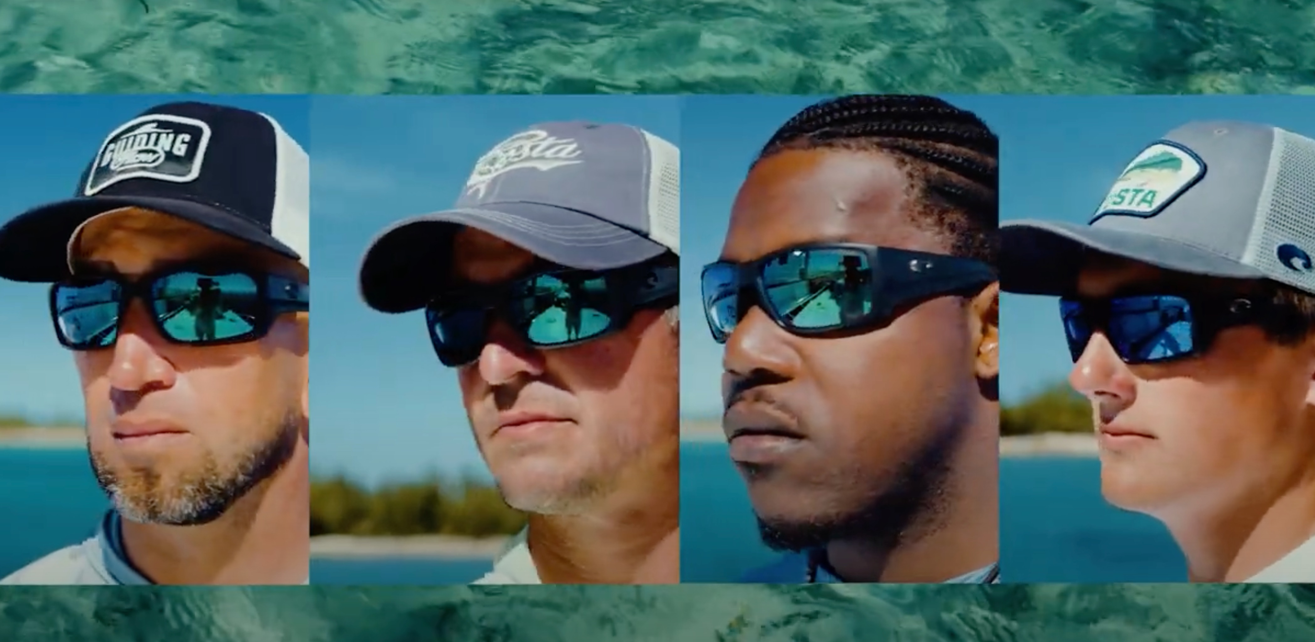 Costa Ferg XL Matte Black/Gold Mirror 580G | Yellow Dog Flyfishing